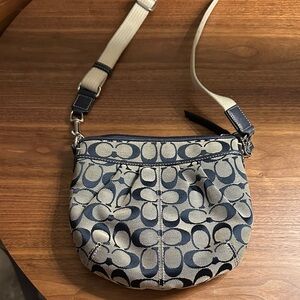 Coach Black and Gray Crossbody Bag
